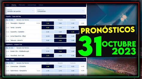pronósticos partidos de hoy.